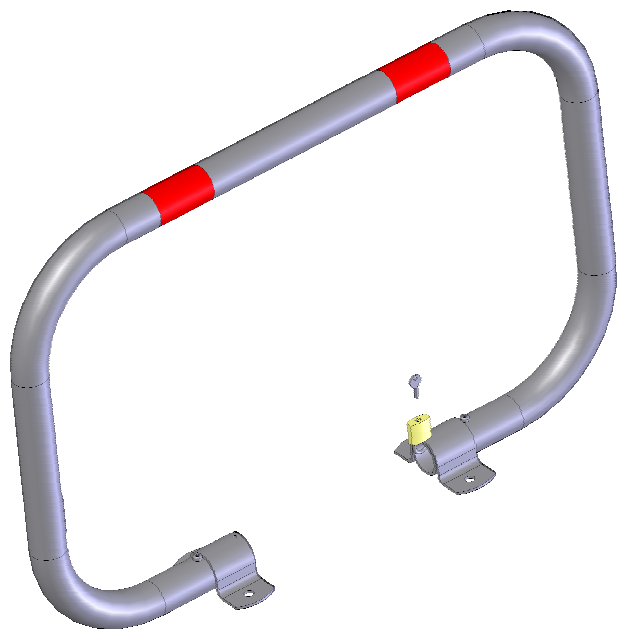 Barriere Parcheggio, Fermaruota Parcheggio Fermaruota Garage per Auto con  Striscia Riflettente Gialla, Barriere Parcheggio Auto per Scamion Auto  Sicurezza del Parcheggio : : Fai da te